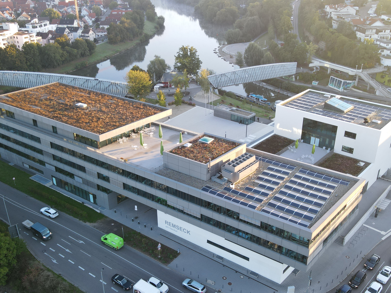 Luftbild der neuen Mitte Teil I, Blick vom Schlossberg