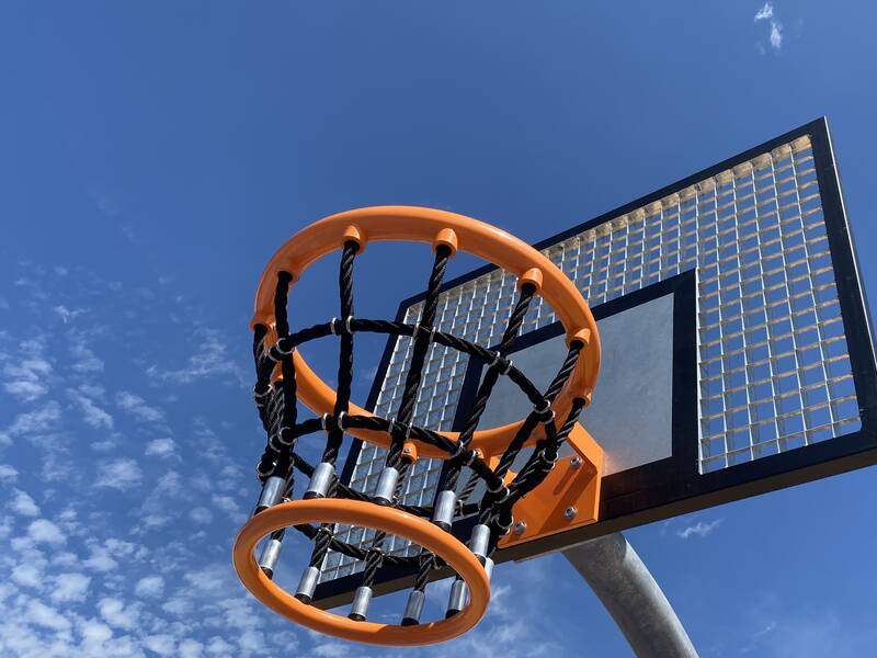 Basketballkorb.