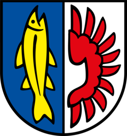 Stadtwappen der Großen Kreisstadt Remseck am Neckar.