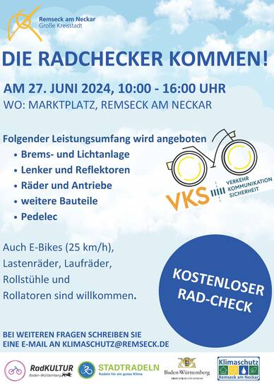 Plakat Fahrradscheck