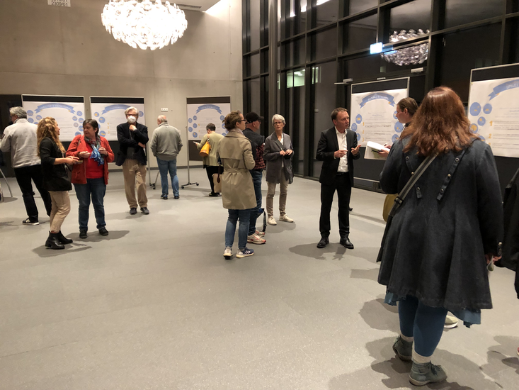 Zukunftsatelier im Foyer der Stadthalle