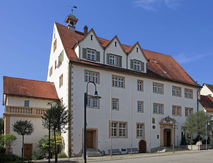 Gebäude des Aldinger Schloss von außen